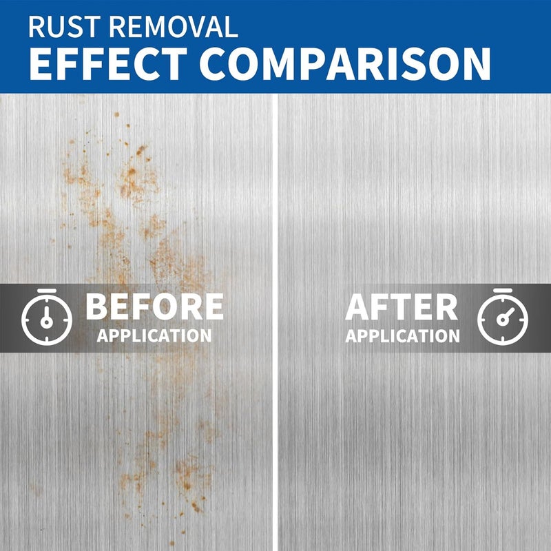 Yadool Stainless Steel Rust Stain Remover & Cleaner, Rust Spot Stain Remover for Stainless Steel Appliances and Furniture - Ideal for Grill, Fridge, Knife or Pan & more - 3.72 Fl Oz - Image 3